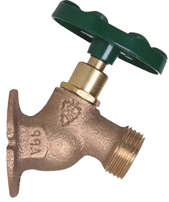Arrowhead Brass 355LF Solid Flange Sillcock, 3/4 in Connection, FIP x MHT, 8 to 9 gpm, 125 psi Pressure, Brass Body