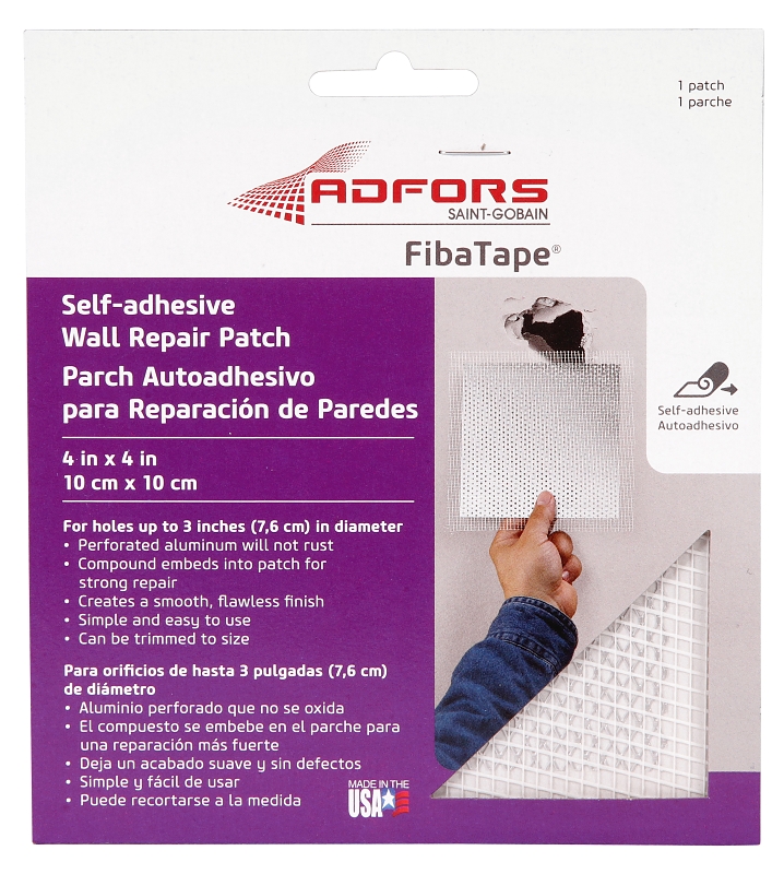 Adfors FDW6836-U Self Adhesive Repair Patch, White