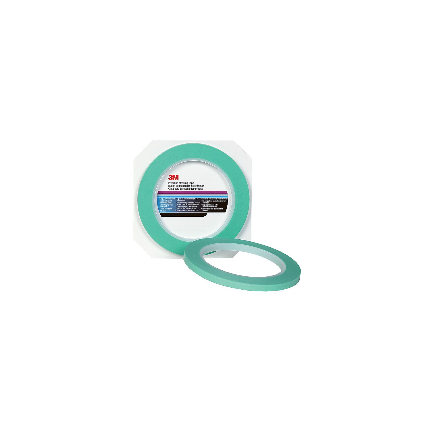 Precision Masking Tape, 1/4â³ x 60 Yards