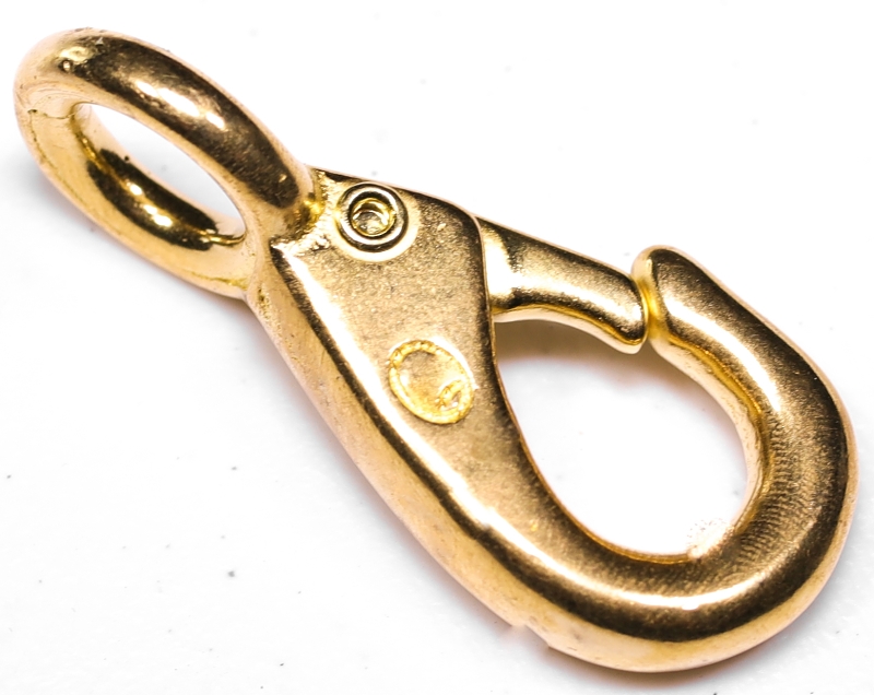 Baron 249B-3/8 Quick Snap, 3/8 in, 50 lb Working Load, Bronze, Polished