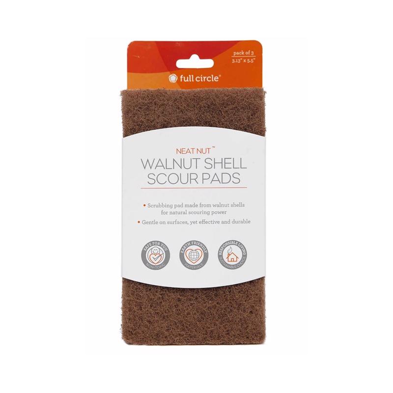 Full Circle Neat Nut Medium Duty Scouring Pad For Multi-Purpose 5.5 in. L 3 pk, Pack of 10