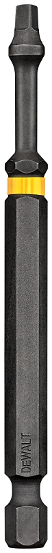 DEWALT FLEXTORQ, IMPACT READY DWA3SQ2IRB Screwdriver Bit, #2 Drive, Square Drive, 1/4 in Shank, Hex Shank, 3-1/2 in L, Pack of 50