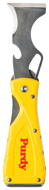 Purdy 140900600 10-in-1 Folding Multi-Tool, Rubber/Stainless Steel, Yellow