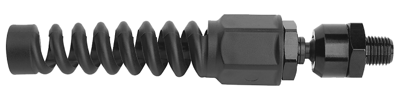 Flexzilla Pro Series RP900375BS Ball Swivel Fitting, 1/4 in, MNPT, Aluminum, Anodized
