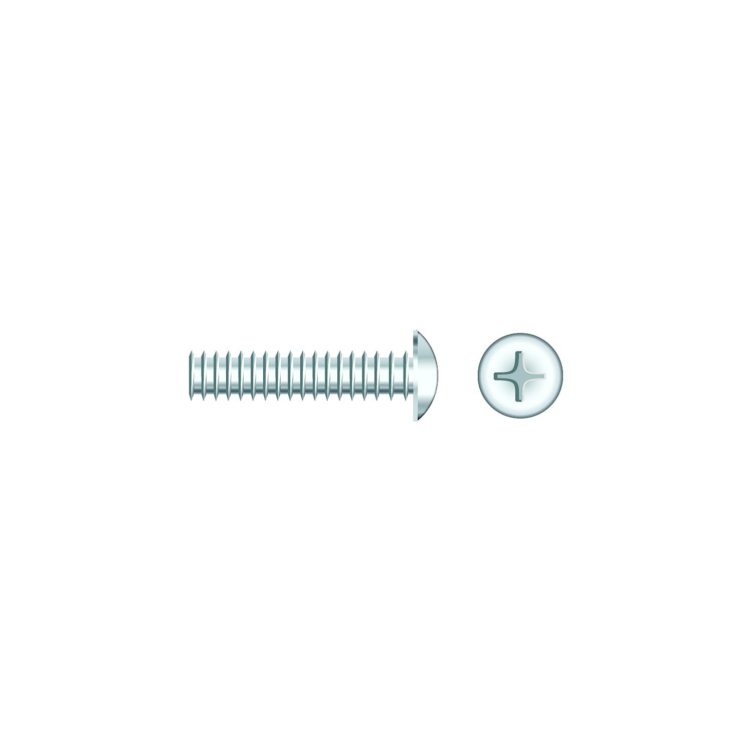Seachoice 01816 Chrome Plated SS Phillips Machine Screws - Truss Head, 1/4-20 x 2â³