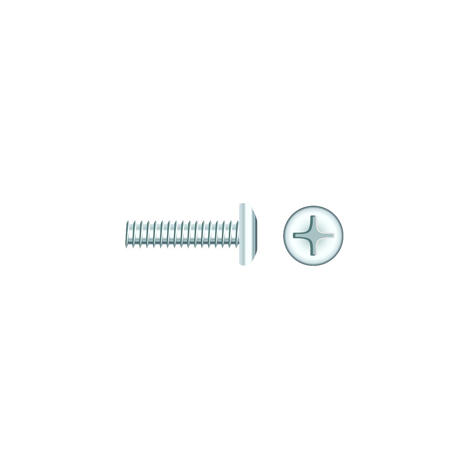 Seachoice 01814 Chrome Plated SS Phillips Machine Screws - Pan Head, 1/4-20 x 2â³
