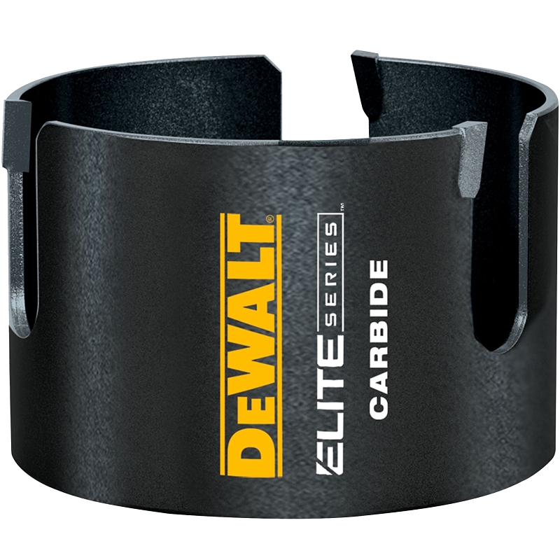 DEWALT ELITE Series DAH4614 Hole Saw, 6-1/4 in Dia, 2-7/16 in D Cutting, 5/8 in Arbor, 15/32 TPI, Carbide Cutting Edge