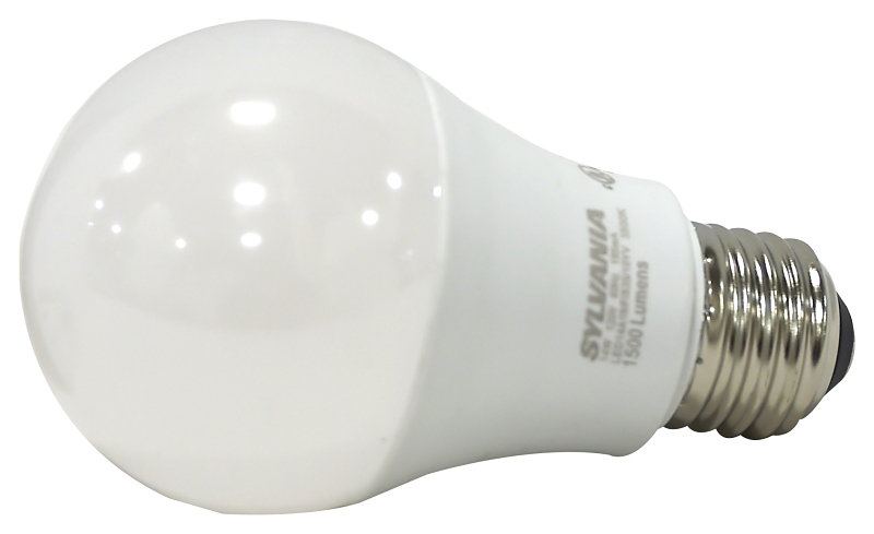 Sylvania 78102 LED Bulb, General-Purpose, A19 Lamp, 100 W Equivalent, E26 Medium Lamp Base, Frosted, Bright White Light