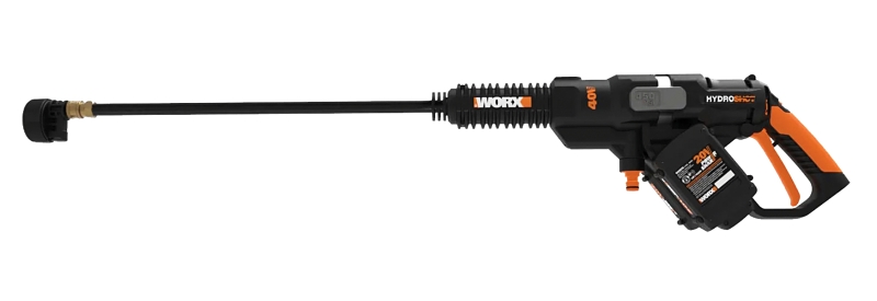 Worx Hydroshot WG644 Portable Power Cleaner 2 A 40 V 290 to 450 psi Operating 0.9 gpm Multi Spray Nozzle VORG7341902 WG644