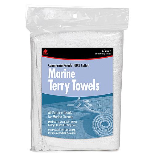 Buffalo Terry Towel Rags 14â³ x 17â³ Fully Hemmed