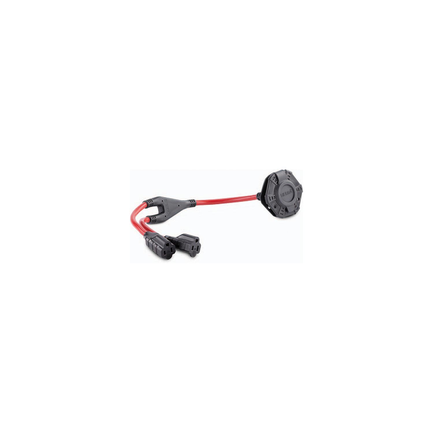 Sierra AC12420 15A Inlet Port With Extension, 18â³ Dual