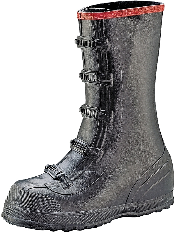 Ranger T369-10 Over Shoe Boots, 10, D W, Black, Rubber Upper, Buckle Closure, No