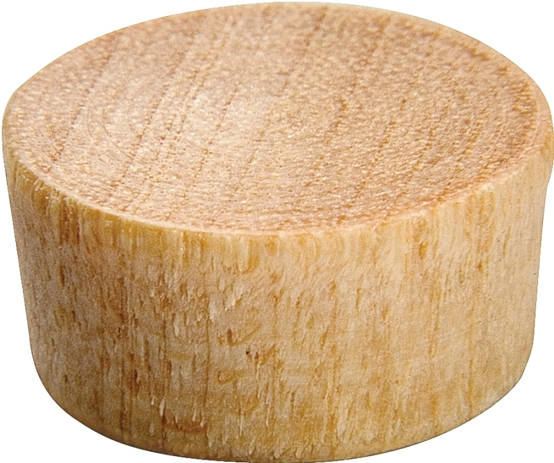 Waddell 8300.50 DP Screw Hole Plug, 1/2 in Dia, Oak, Wood, Pack of 10