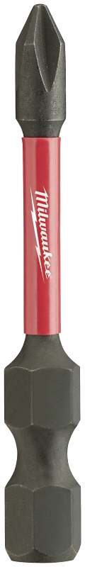 Milwaukee SHOCKWAVE 48-32-4461 Impact-Duty Power Screwdriver Bit, #1 Drive, Phillips Drive, 1/4 in Shank, Hex Shank