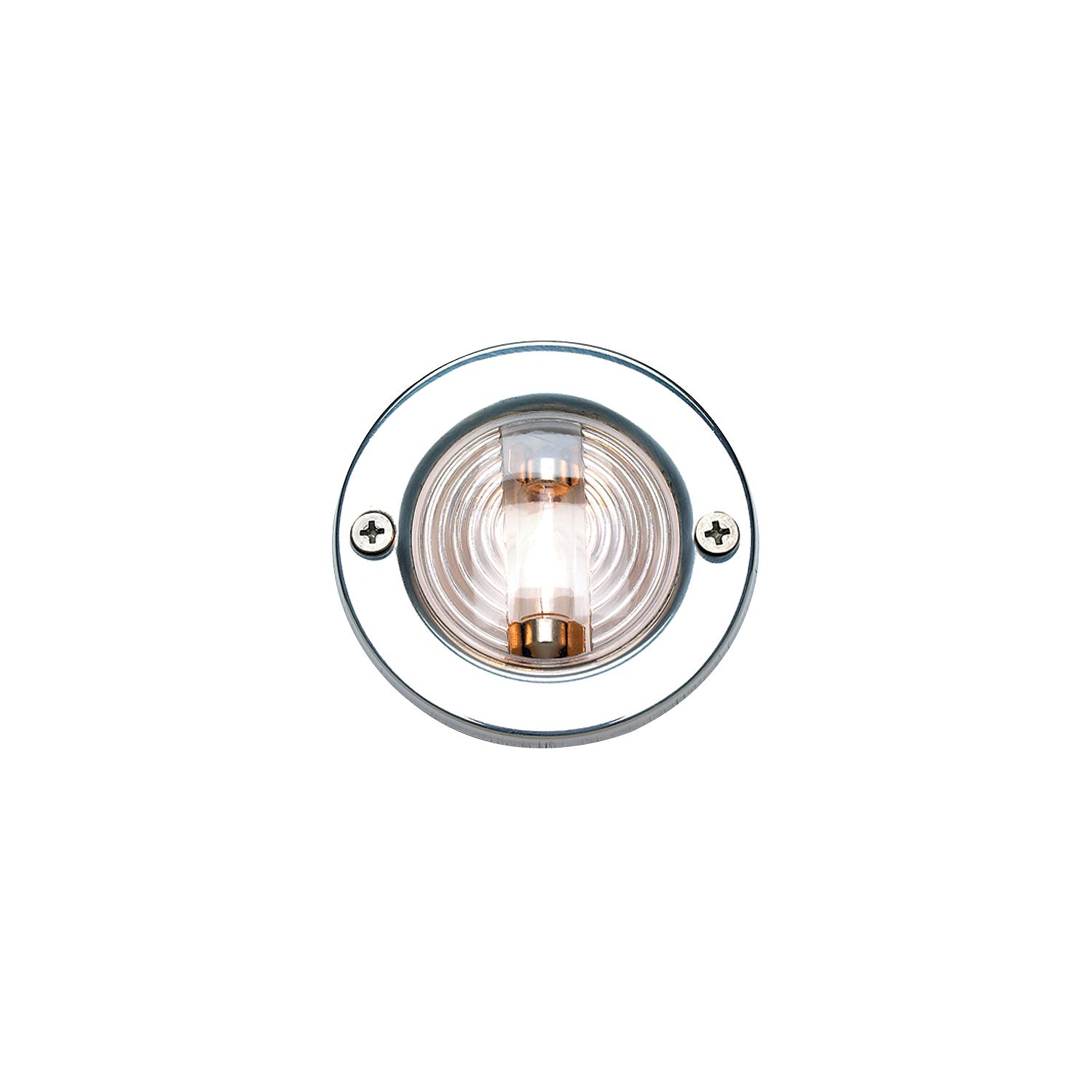 Seachoice 3â³ Transom Light With Stainless Steel Flange
