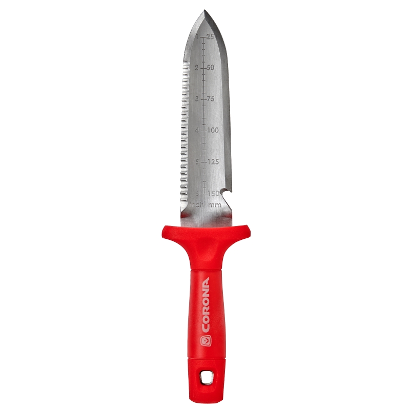 Corona CT15409 Hori Garden Knife, 8 in L Blade, Steel Blade, Anvil Blade, Polyester Handle