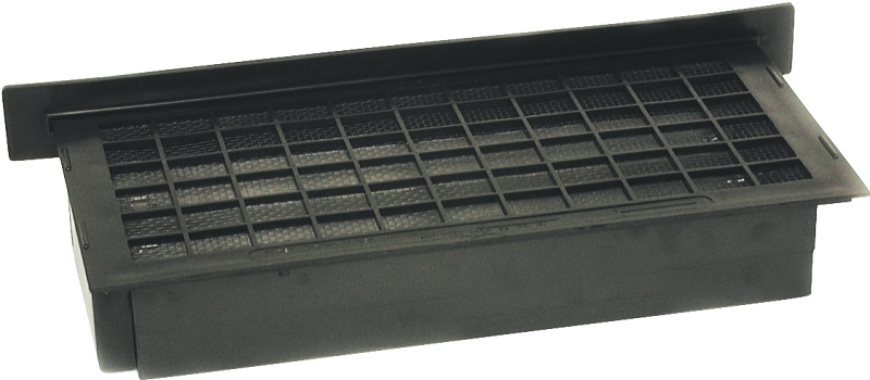 Witten Vent 304 Series A-EL BROWN Automatic Foundation Vent, 16 in W, 8 in H, 62 sq-in Net Free Ventilating Area, Brown