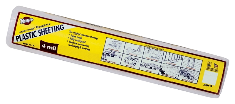 売れ筋ランキングも Warp's 4CH-350 Poly Film, 50 ft L, 3 ft W, Clear, Pack of 6 小物