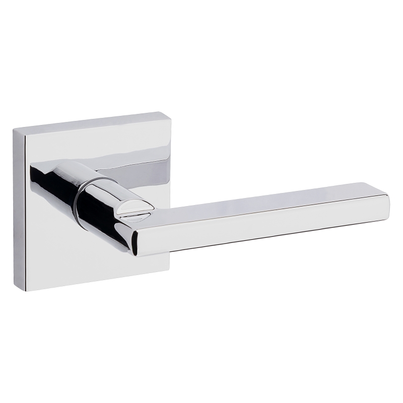 Kwikset Signature Series 154HFL SQT 26 Passage Lever, Non-Locking Lock, Polished Chrome, Lever Handle, Zinc, Residential