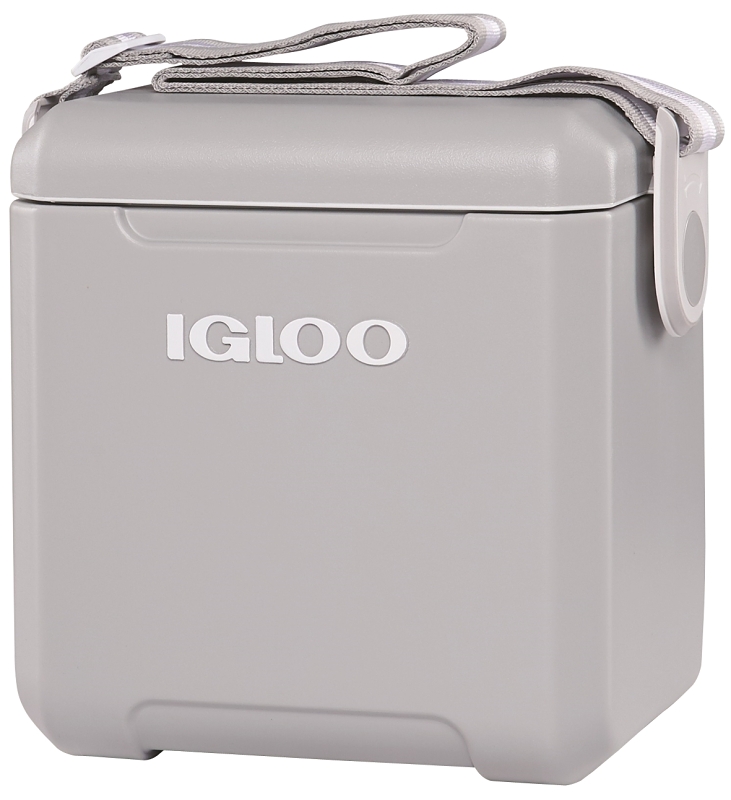 Igloo Tag Along Too Series 00032651 Cooler, 14 Cans, 11 qt Cooler, Plastic, Light Gray, 2 days Ice Retention