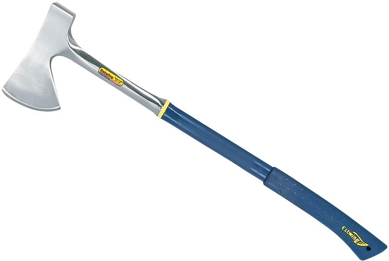 Estwing E45A Camper's Axe, 4 in Cutting Edge, Steel Head, Nylon/Vinyl Handle, 26 in OAL