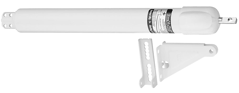 National Hardware Touch 'n Hold V1345 Series N279-794 Door Closer, Steel, Powder-Coated, 90 deg Opening