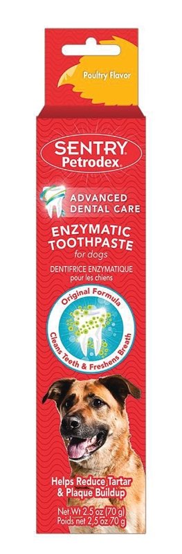 Sergeant's 51101 Dog Toothpaste, Paste, Poultry, 2.5 oz Tube
