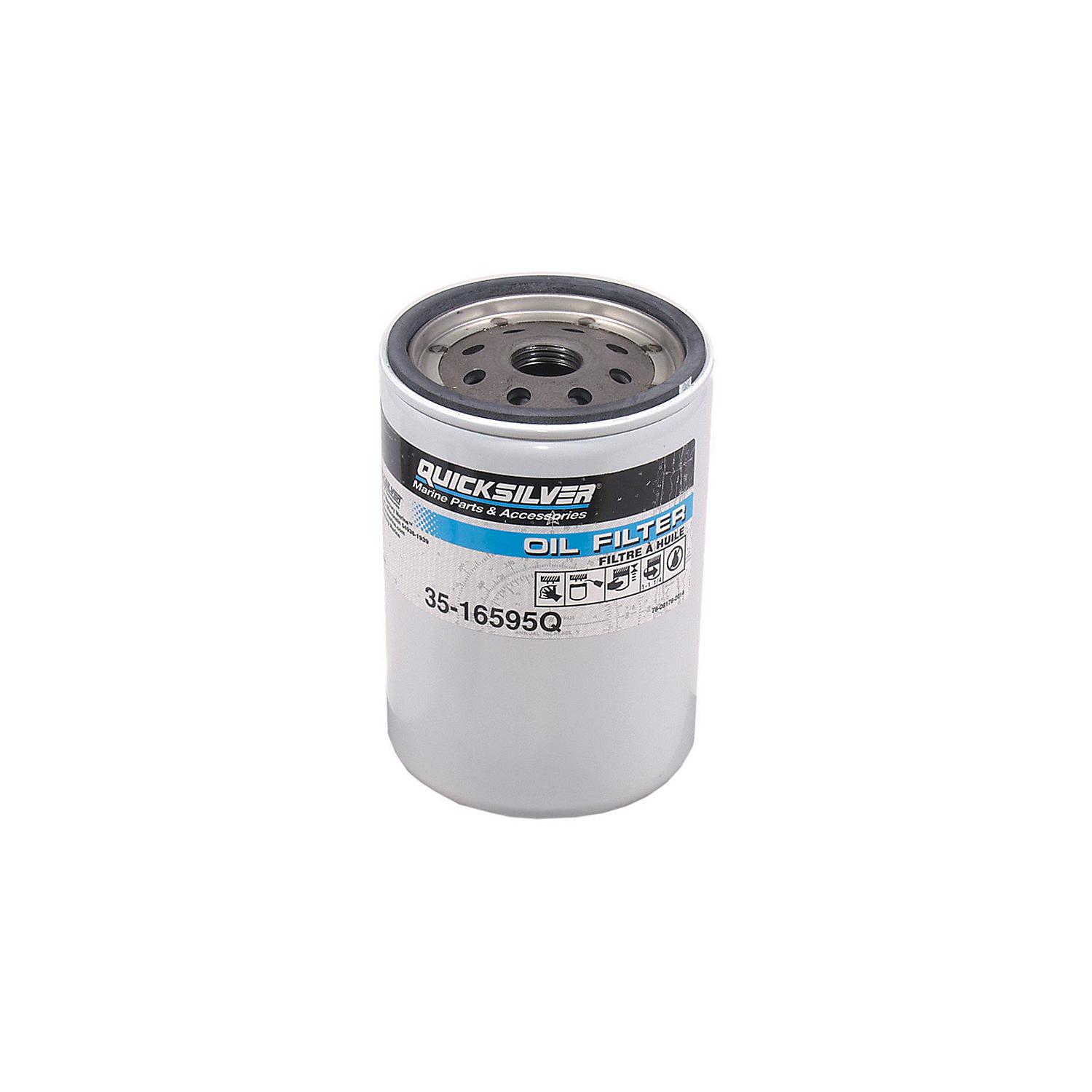Quicksilver 35-16595Q Oil Filter For MCM High-Performance GM V-8 Engines