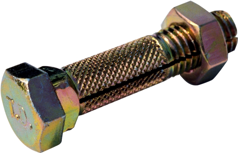 Tie Down 59135 Slotted Bolt and Nut, 5/8 in Thread, Zinc-Plated