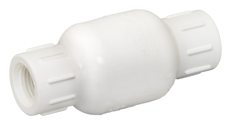 B & K ProLine Series 101-104 Check Valve, 3/4 in, FIP, 200 psi Pressure, PVC Body