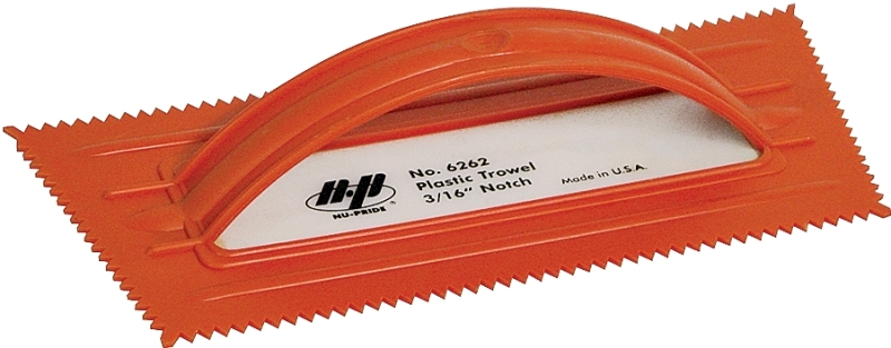 Marshalltown QLT 4-1/4 in. W X 9-1/2 in. L Plastic V Notched Trowel Marshalltown QLT 4-1/4 in. W X 9-1/2 in. L Plastic V Notched Trowel