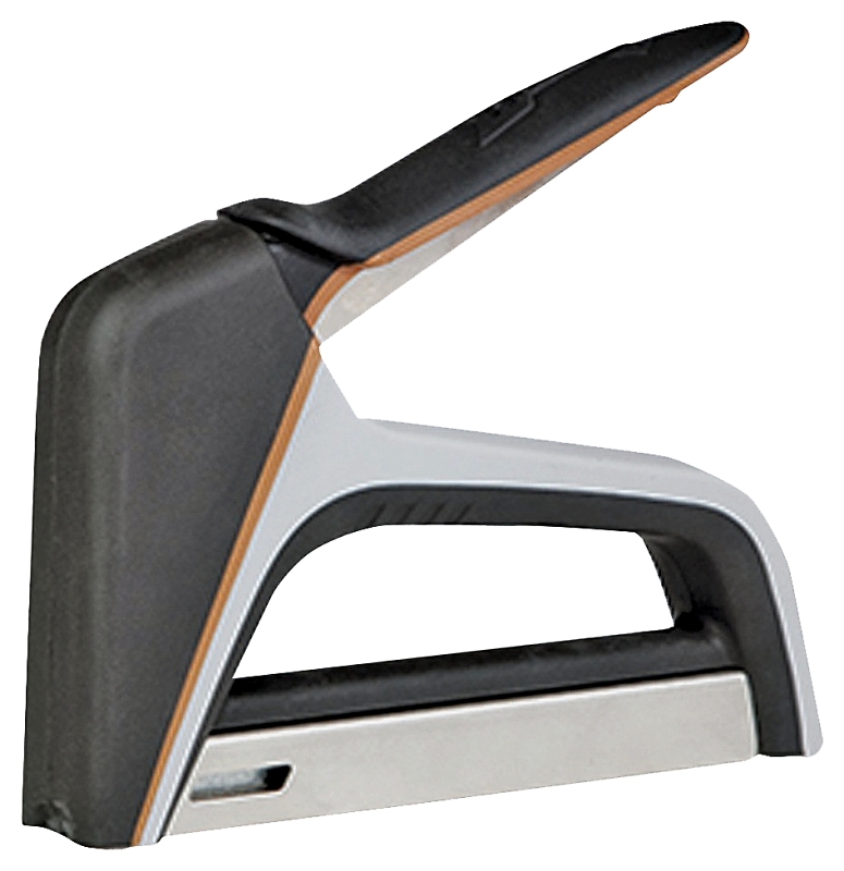 Arrow T25X Staple Gun, T25 Staple, 3/8 to 9/16 in L Leg, Steel Staple