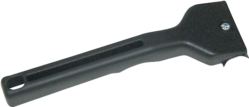 Hyde Black & Silver 10520 Pull Scraper, 1/2 in W Blade, 2-Edge Blade, HCS Blade, Polypropylene Handle, 9 in OAL