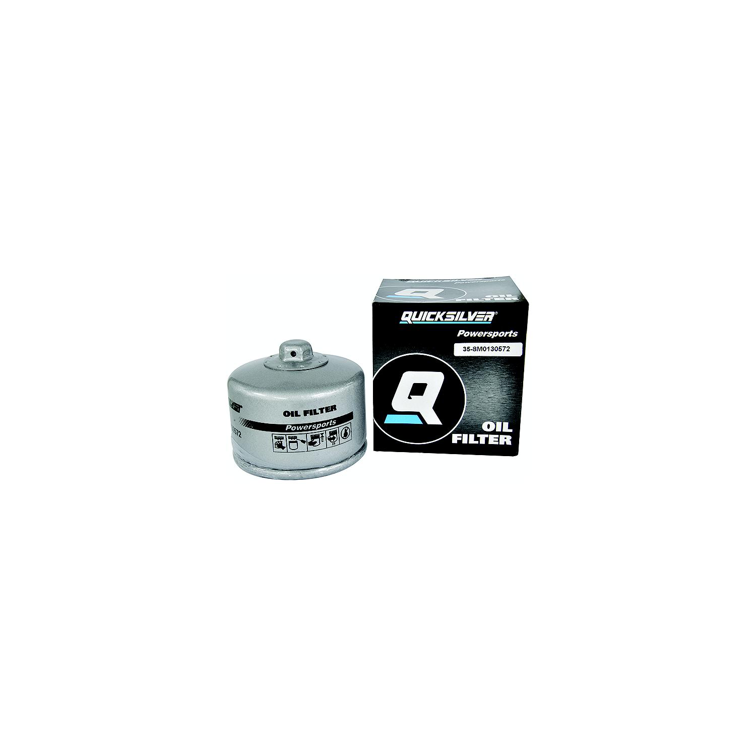 Quicksilver 35-8M0130572 Chrome Powersports Oil Filter