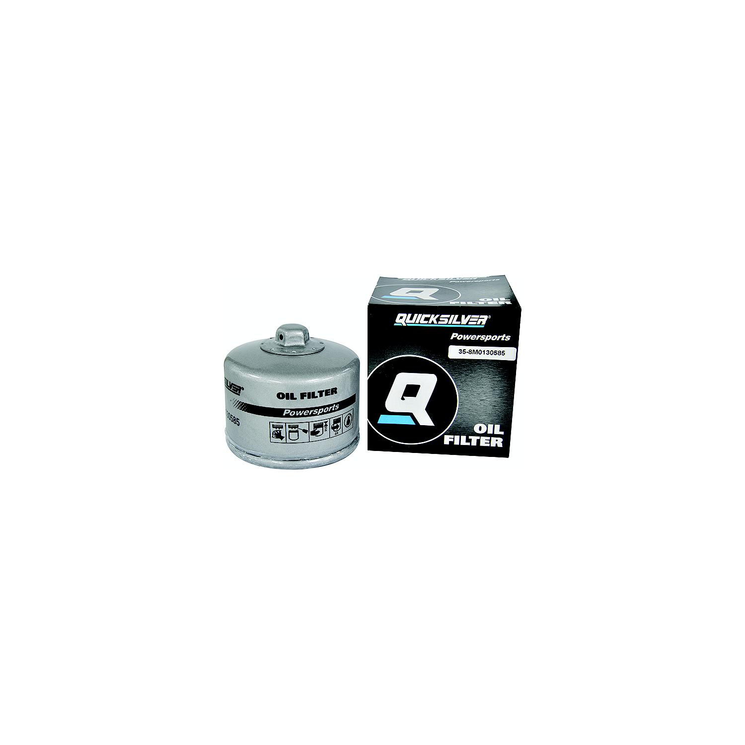 Quicksilver 35-8M0130585 Chrome Powersports Oil Filter