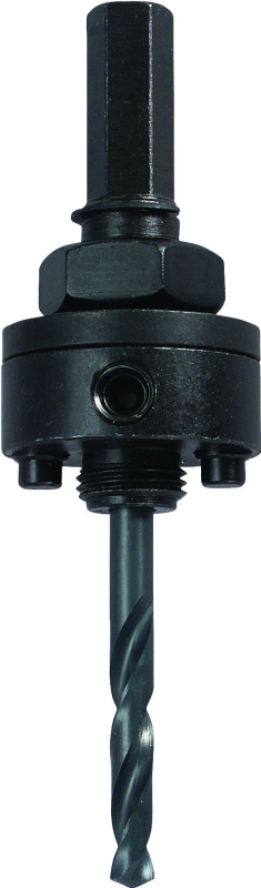 Lenox Speed Slot 1779801 Hole Saw Arbor, 5/8-18 Thread, 1/2 in Shank, 1-1/4 to 6 in Dia Bit, Hex Shank