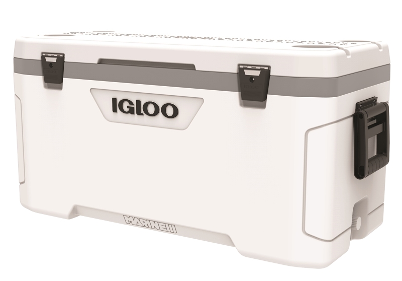 Igloo Marine Ultra Series 0049548 Cooler, 149 Cans, 100 qt Cooler, Polyurethane, Moonscape Gray/White