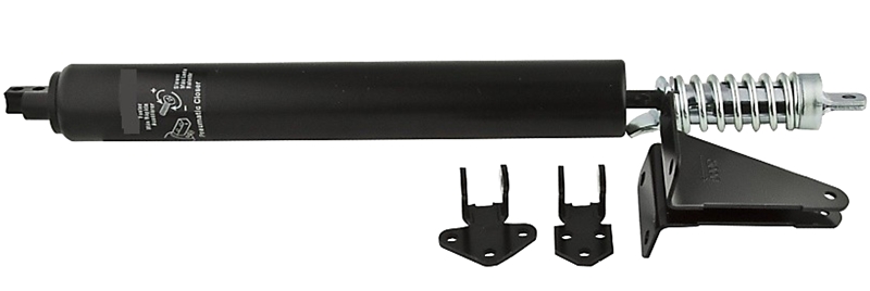 National Hardware V1334 Series N184-788 Shock-Absorbing Door Closer, 13.87 in L, Steel
