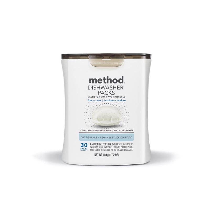 Method Free  Clear Scent Pods Dishwasher Detergent 172 oz 30 pk