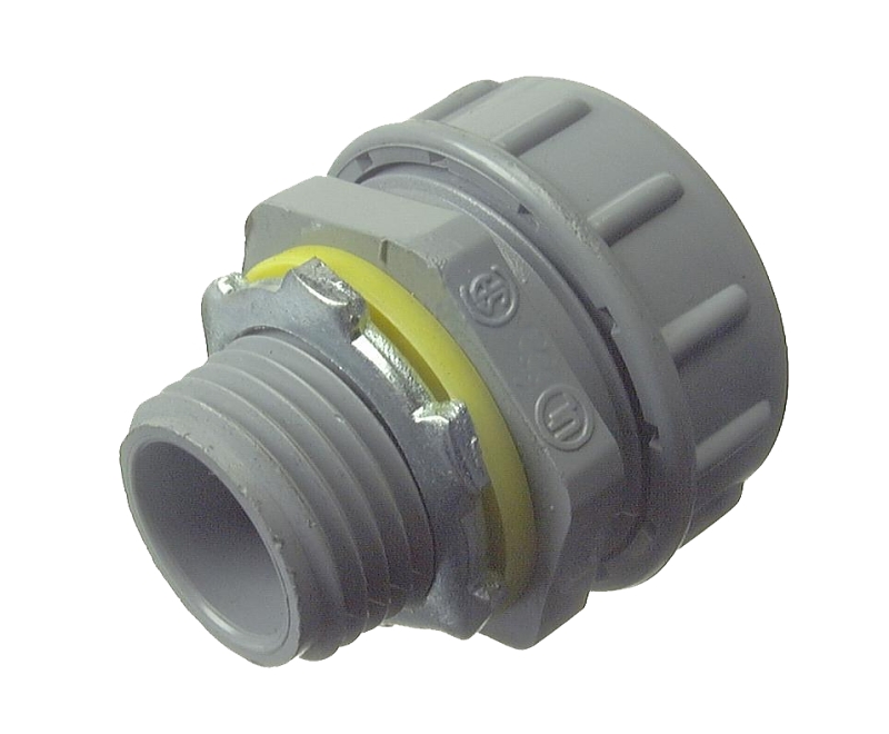 Halex 27622 Liquidtight Quick-Set Connector, 3/4 in, PVC, 1/BAG