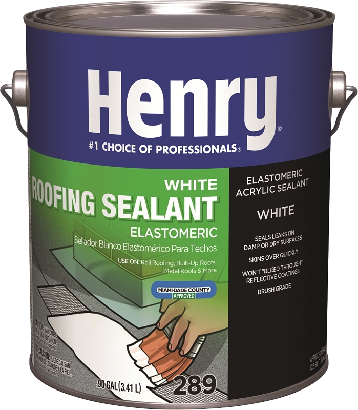 289 White Elastomeric Roofing Sealant 0.90 gal. 289 White Elastomeric Roofing Sealant 0.90 gal.