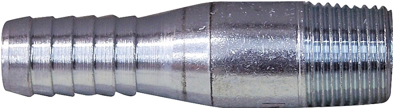 Boshart UNLMAS-050 Pipe Adapter, 1/2 in, Insert, 1/2 in, MPT, Steel, Zinc