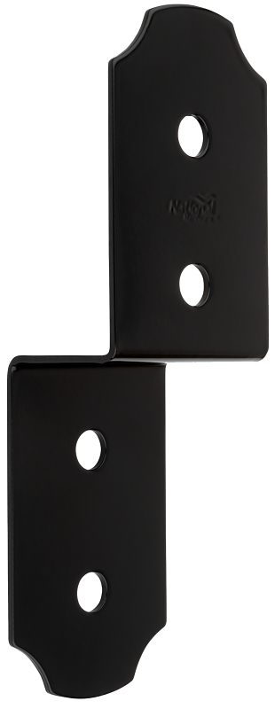National Hardware Hartley 1219BC Series N800-006 Joist Tie, 9-1/2 in L, 3 in W, Steel, Powder-Coated/Storm Shine, Black