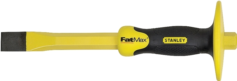 STANLEY FMHT16494 Cold Chisel with Guard, 1 in Tip, 12 in OAL, Steel Blade, Ergonomic Handle
