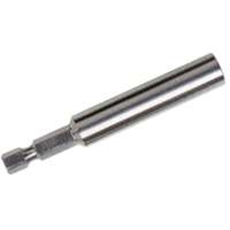 Irwin 93718 Bit Holder with C-Ring, 1/4 in Drive, Hex Drive, 1/4 in Shank, Hex Shank, Steel