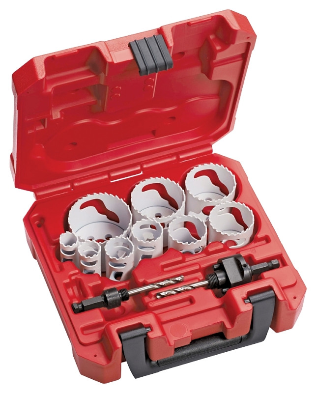 Milwaukee Hole Dozer 49-22-4025 General-Purpose Hole Saw Kit, 13-Piece, Cobalt, Thermoset-Coated