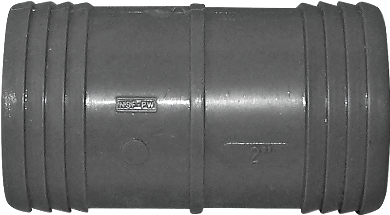 Boshart UPPC-20 Pipe Coupling, 2 in, Insert, Polypropylene