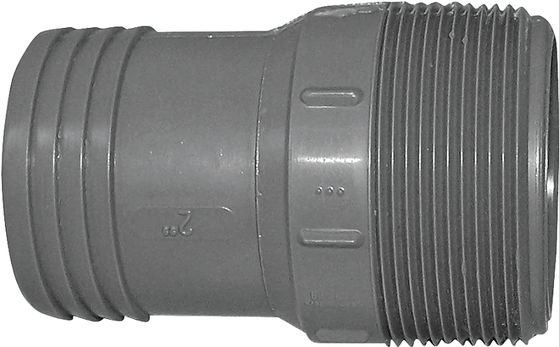 Boshart UPPA-20 Pipe Adapter, 2 in, MPT x Insert, Polyethylene, 160 psi Pressure