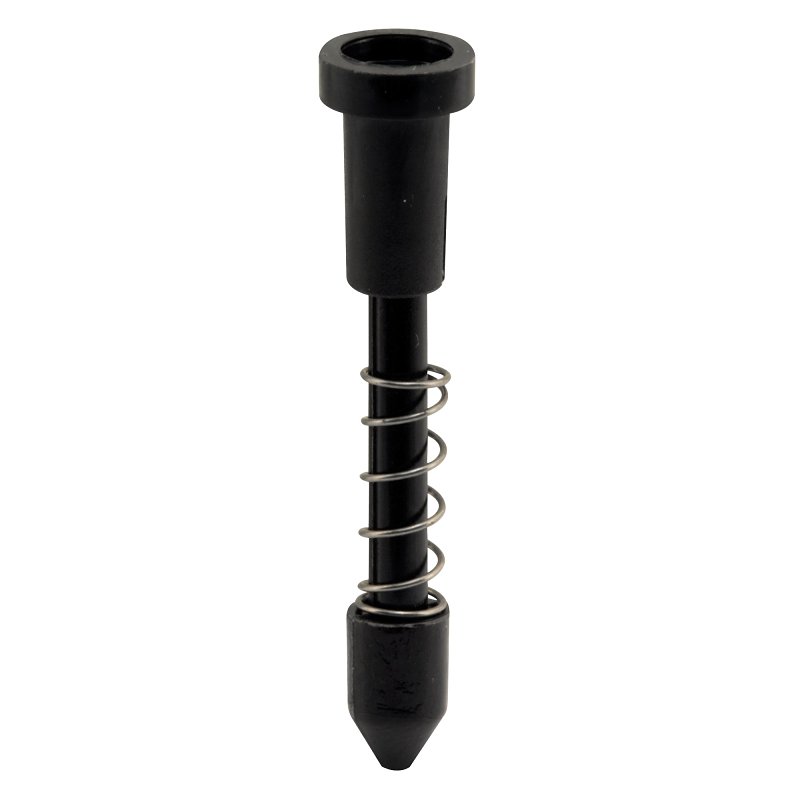 Prime-Line PL 14666 Window Screen Plunger Latch, Nylon, Black, For: 3/8 in and 7/16 in Screen Frames