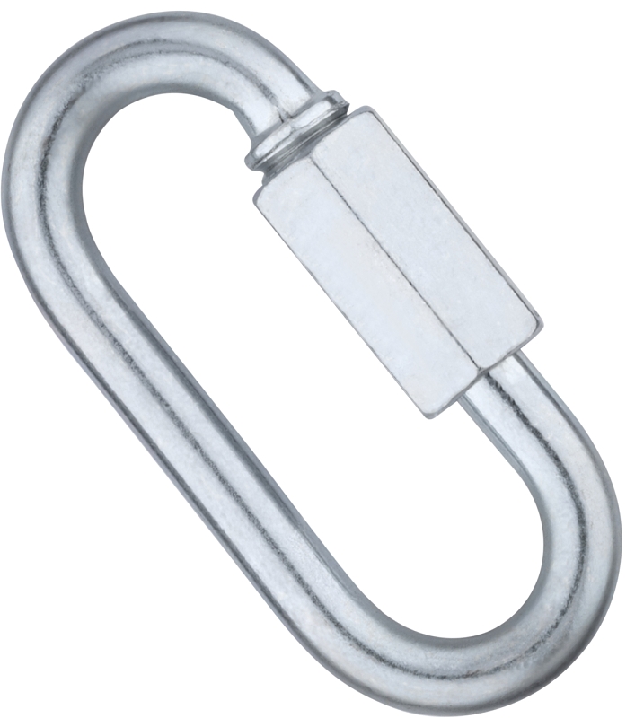 National Hardware N889-011 Quick Link, 1/4 in Trade, 880 lb Working Load, Steel, Zinc-Plated